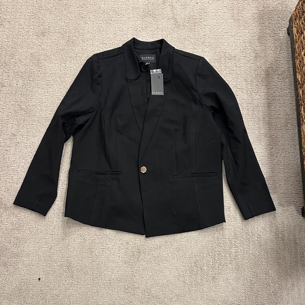 Eloquii Black Women's Blazer by Le Suit